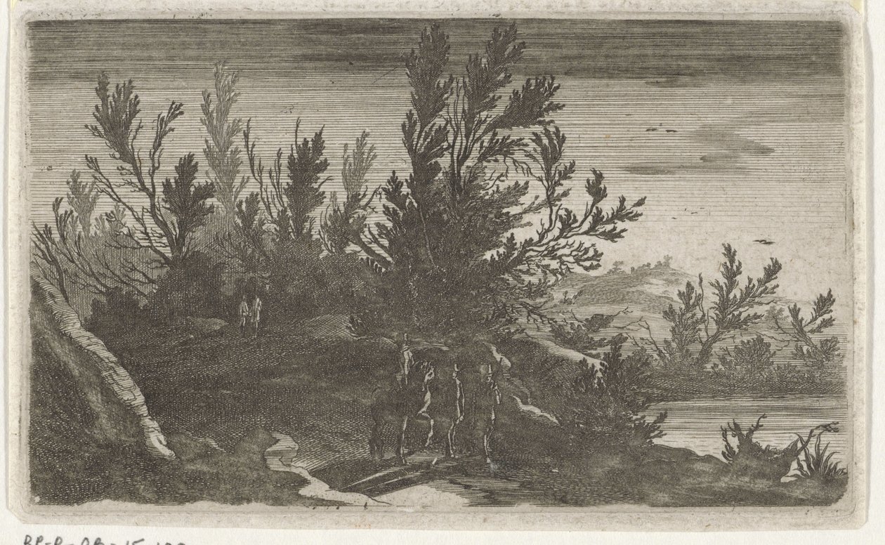 Krajina v noci Šest krajin (název série) od Gillis van Scheyndel (I)