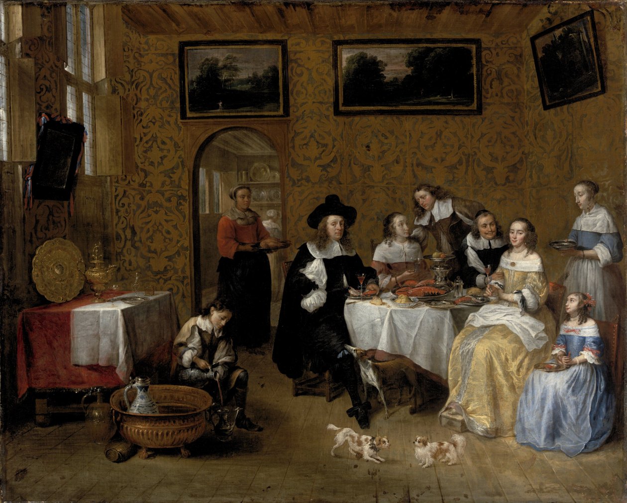 Portrét rodiny od Gillis van Tilborgh