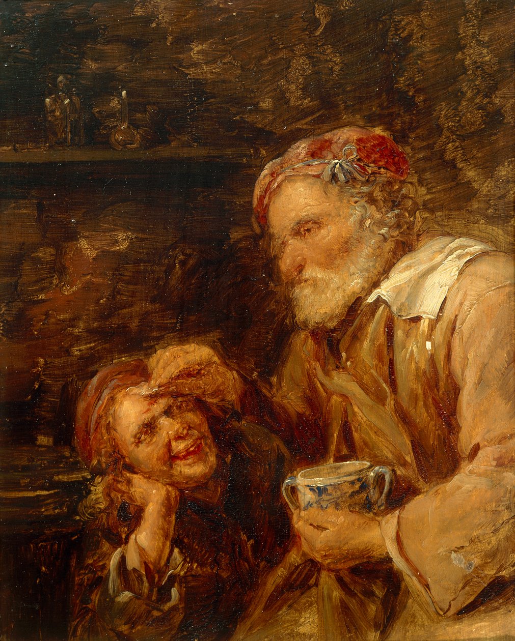 Touch, od Gillis van Tilborgh mladší (1625-1678). od Gillis van Tilborgh