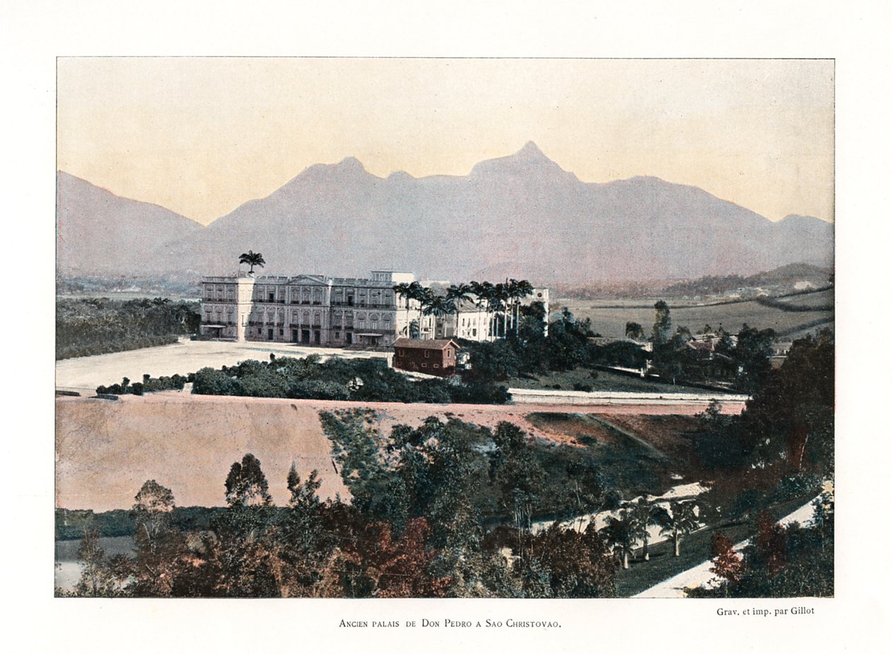 Palác Don Pedro, Brazílie, 19. století od Gillot