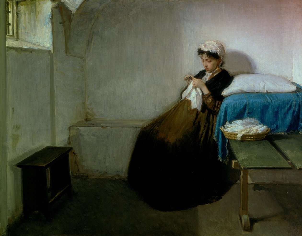 Luisa Sanfelice ve vězení, 1877 od Gioacchino Toma