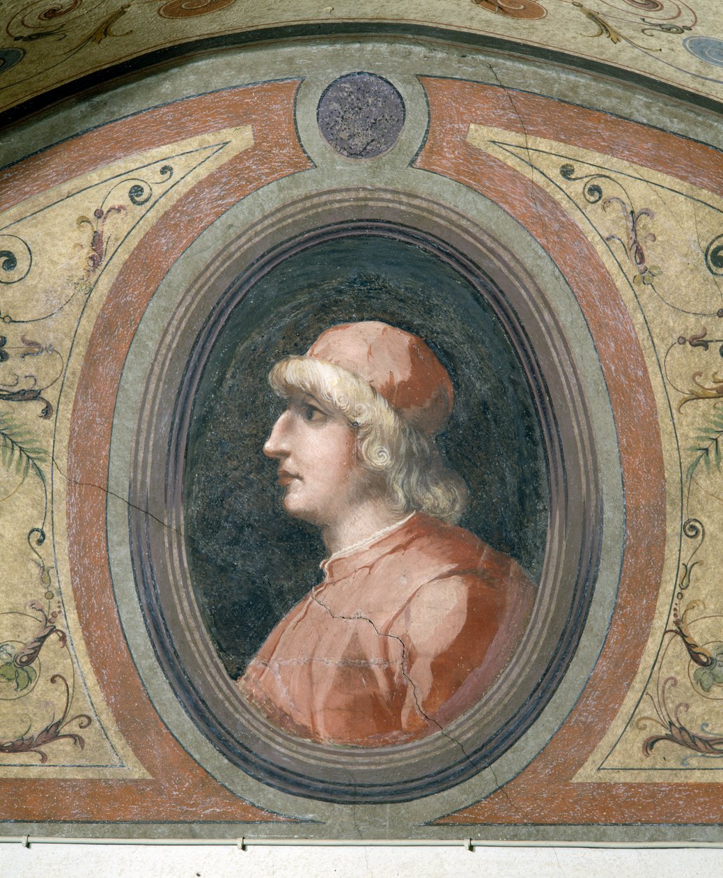 Portrét muže, Komnata slávy, 1548 od Giorgio Vasari