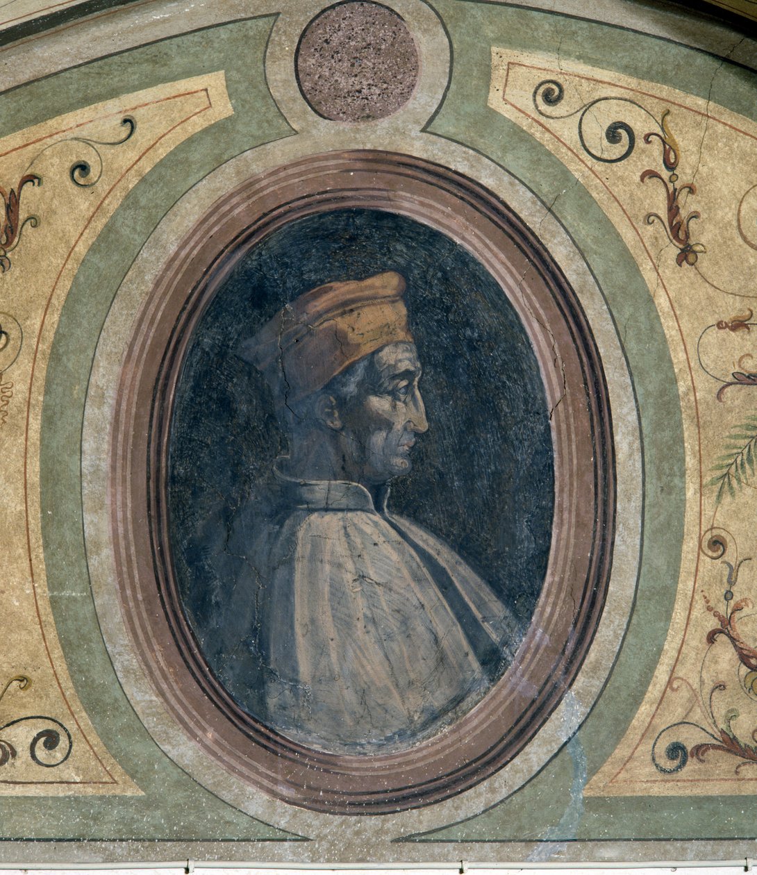 Portrét muže, Camera della Fama, 1548 od Giorgio Vasari