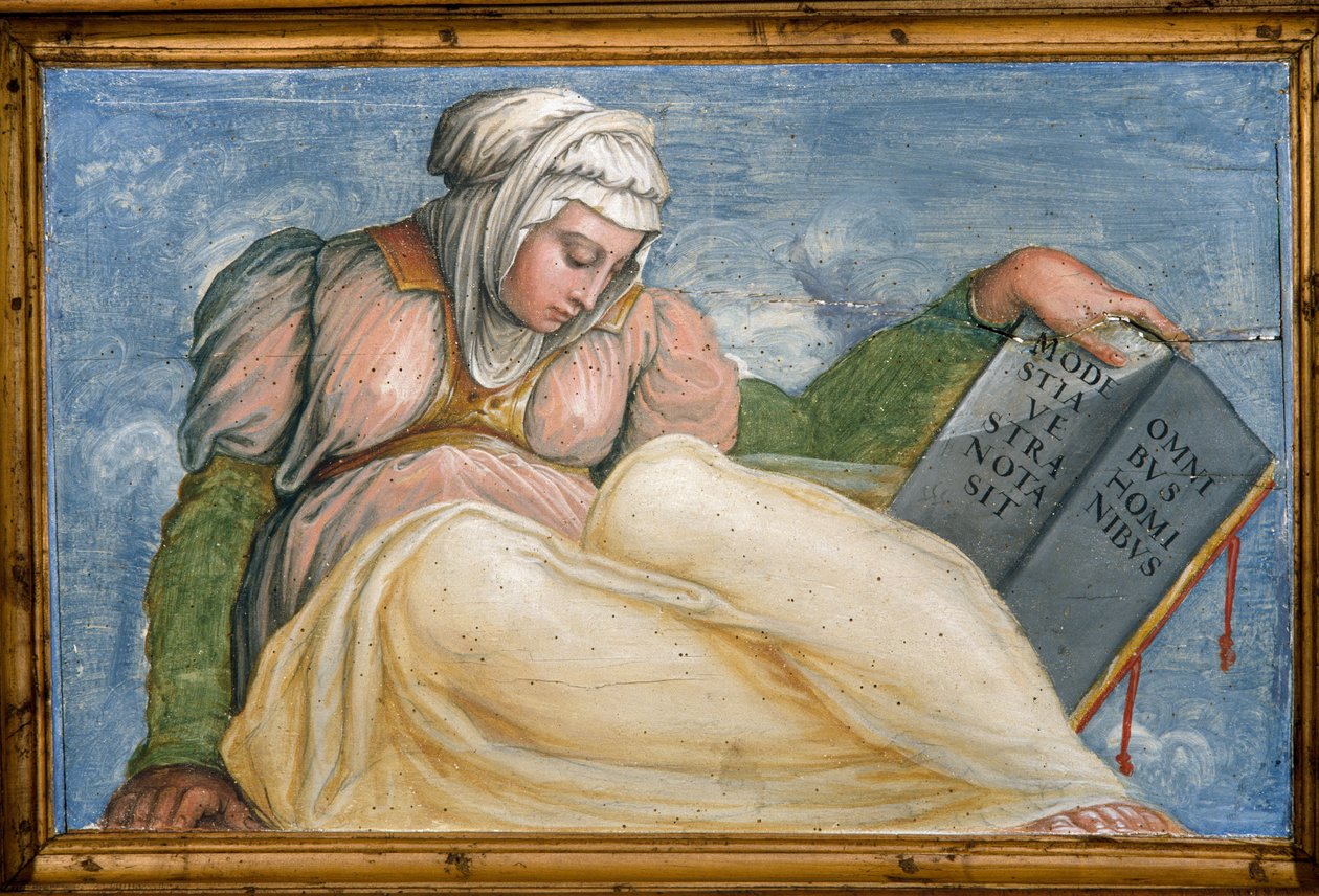 Sibyla, komnata Abrahamova, 1542 od Giorgio Vasari
