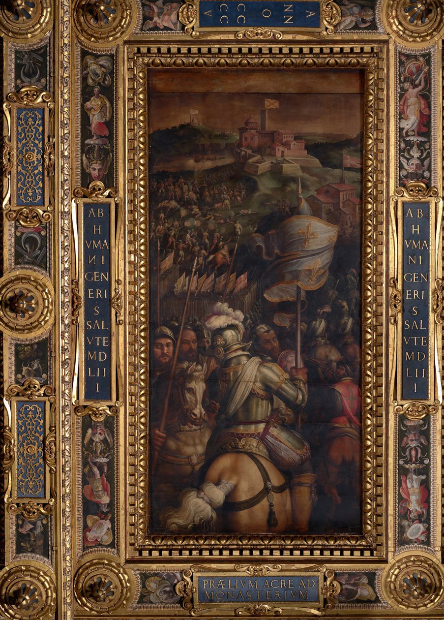 Útok na Monasterovu pevnost od Giorgio Vasari