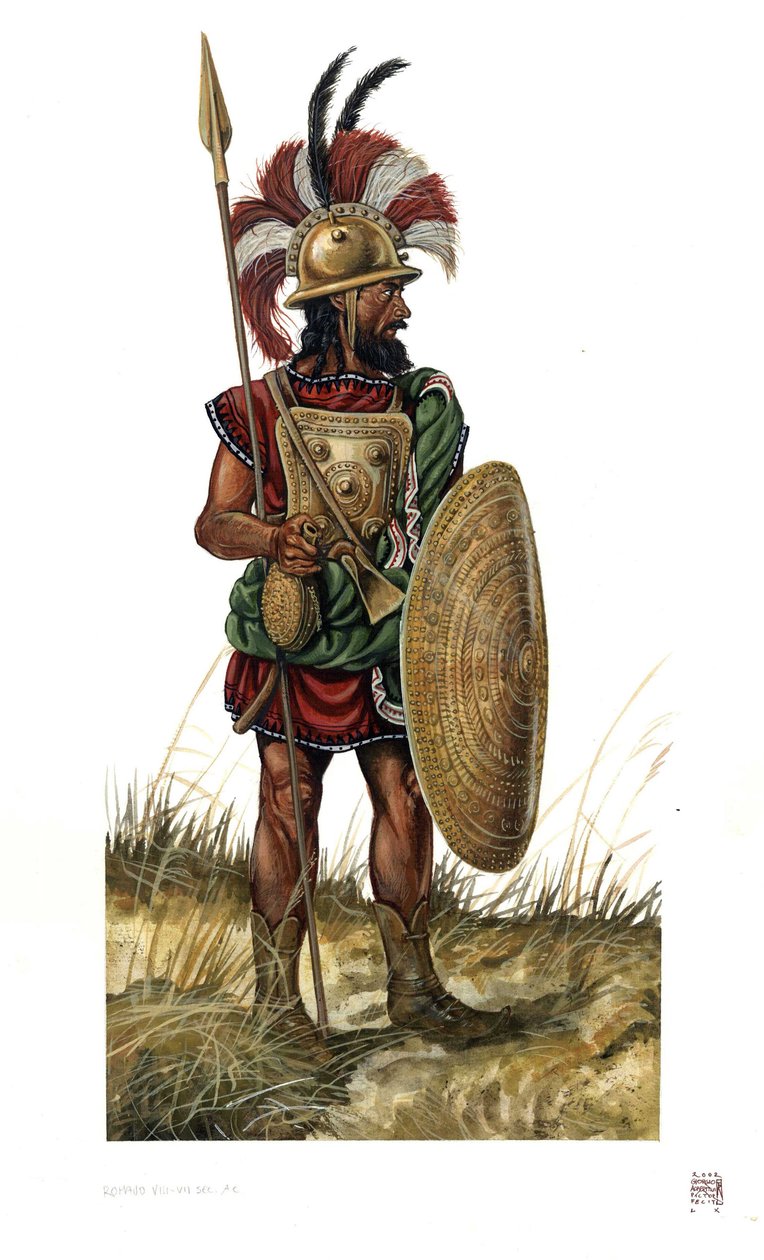 Roman antiquite: voják římské armády z 8. století př. n. l. od Giorgio Albertini