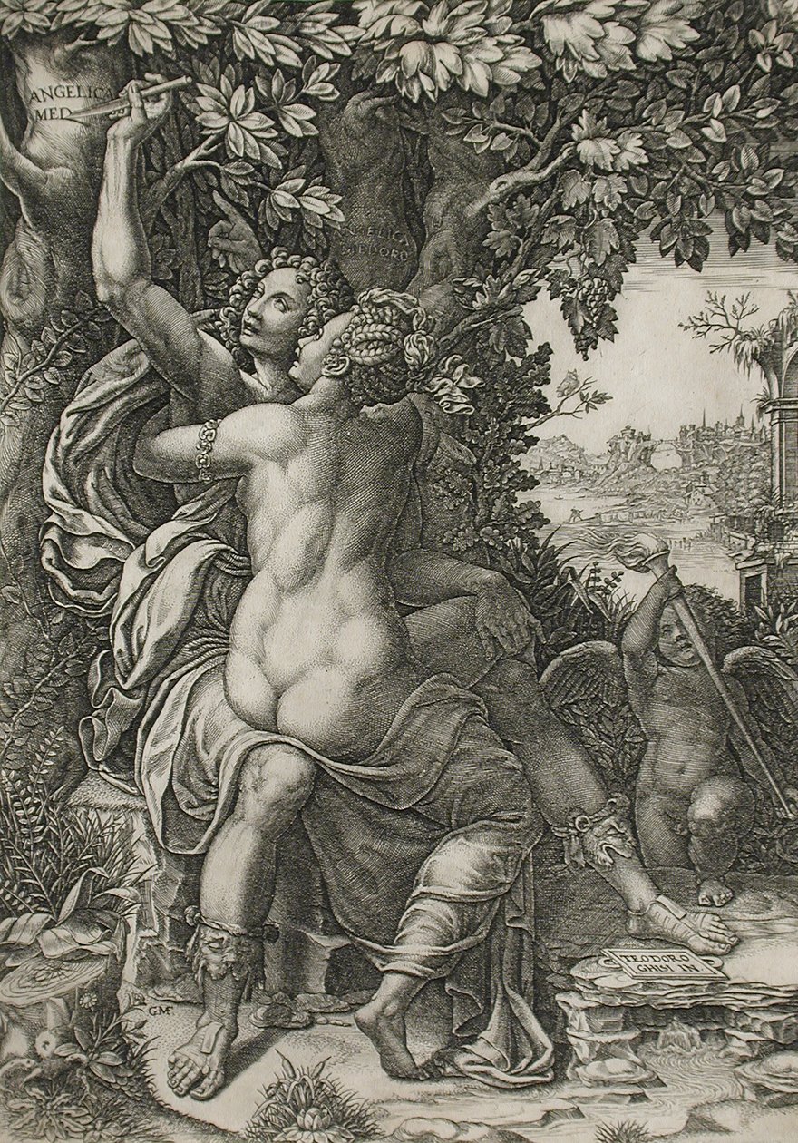 Angelika a Medor od Giorgio Ghisi