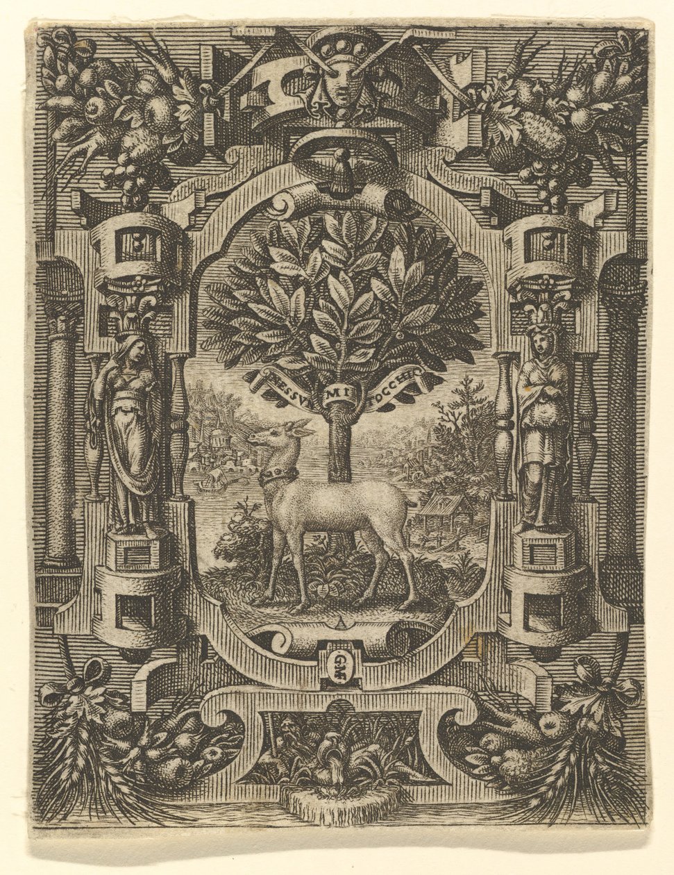 Znak Lucrezia Gonzaga, před 1566. od Giorgio Ghisi