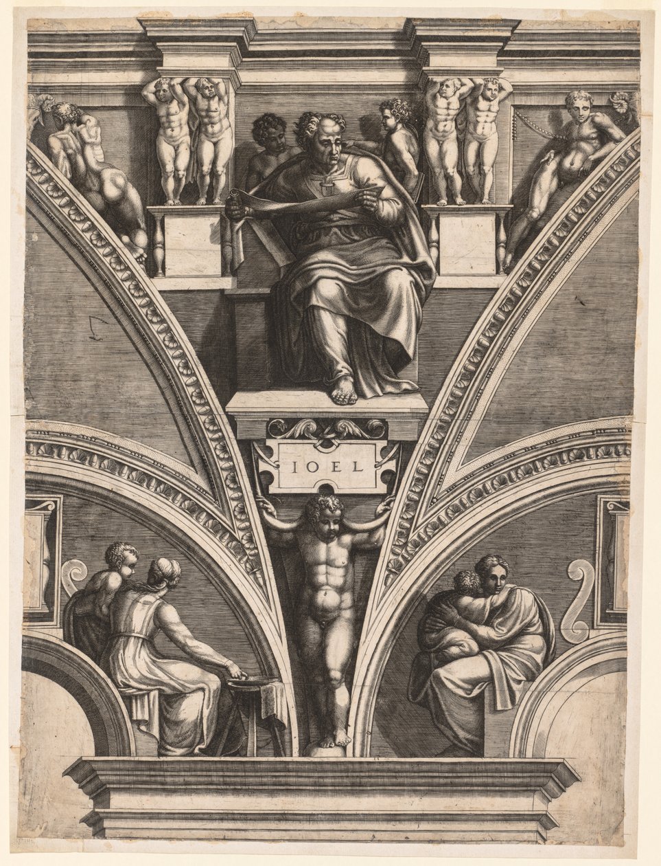 Prorok Joel od Giorgio Ghisi