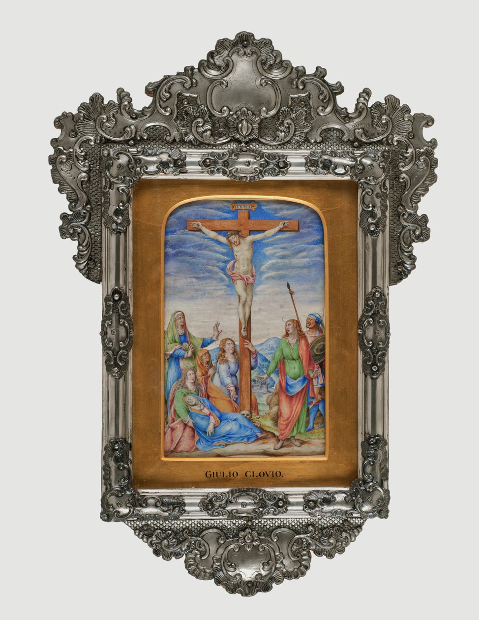 Ukřižování, kolem 1572 (tempera na pergamenu) od Giorgio Giulio Clovio