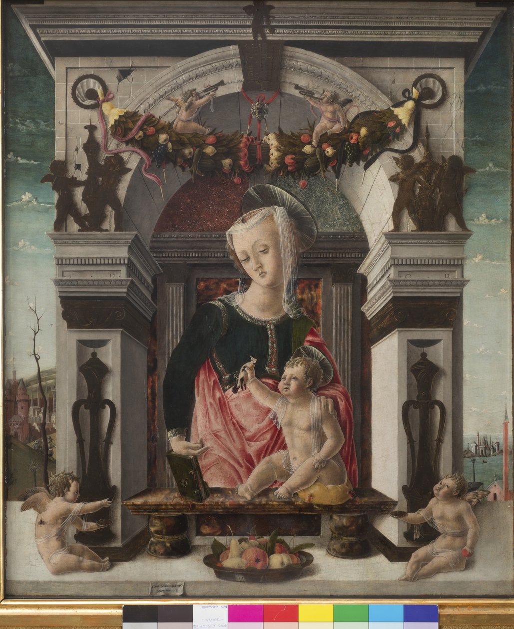 Madona s dítětem, 1456-60 od Giorgio Schiavone