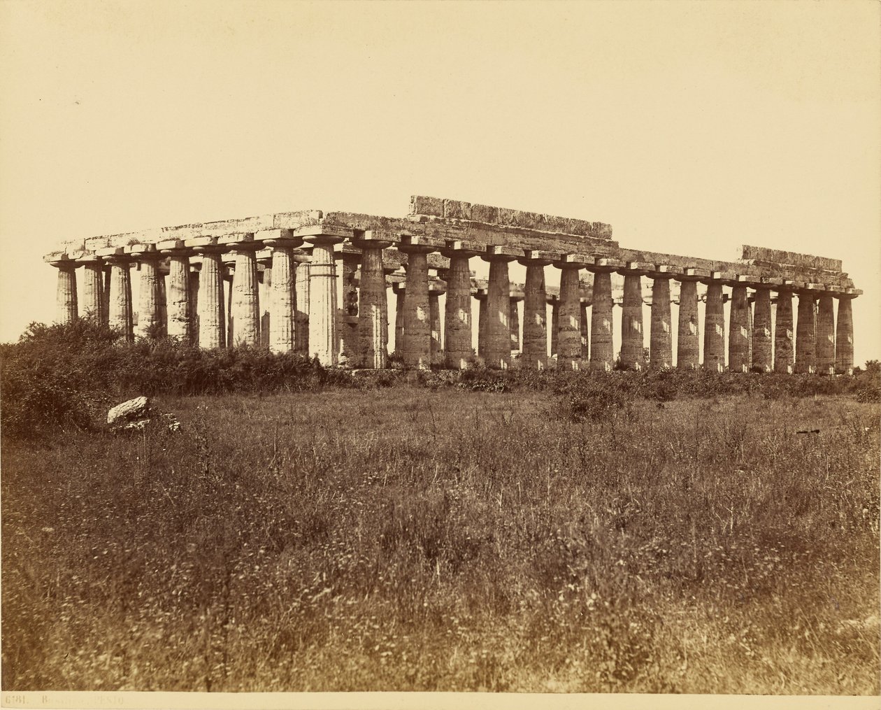 Bazilika, Paestum od Giorgio Sommer