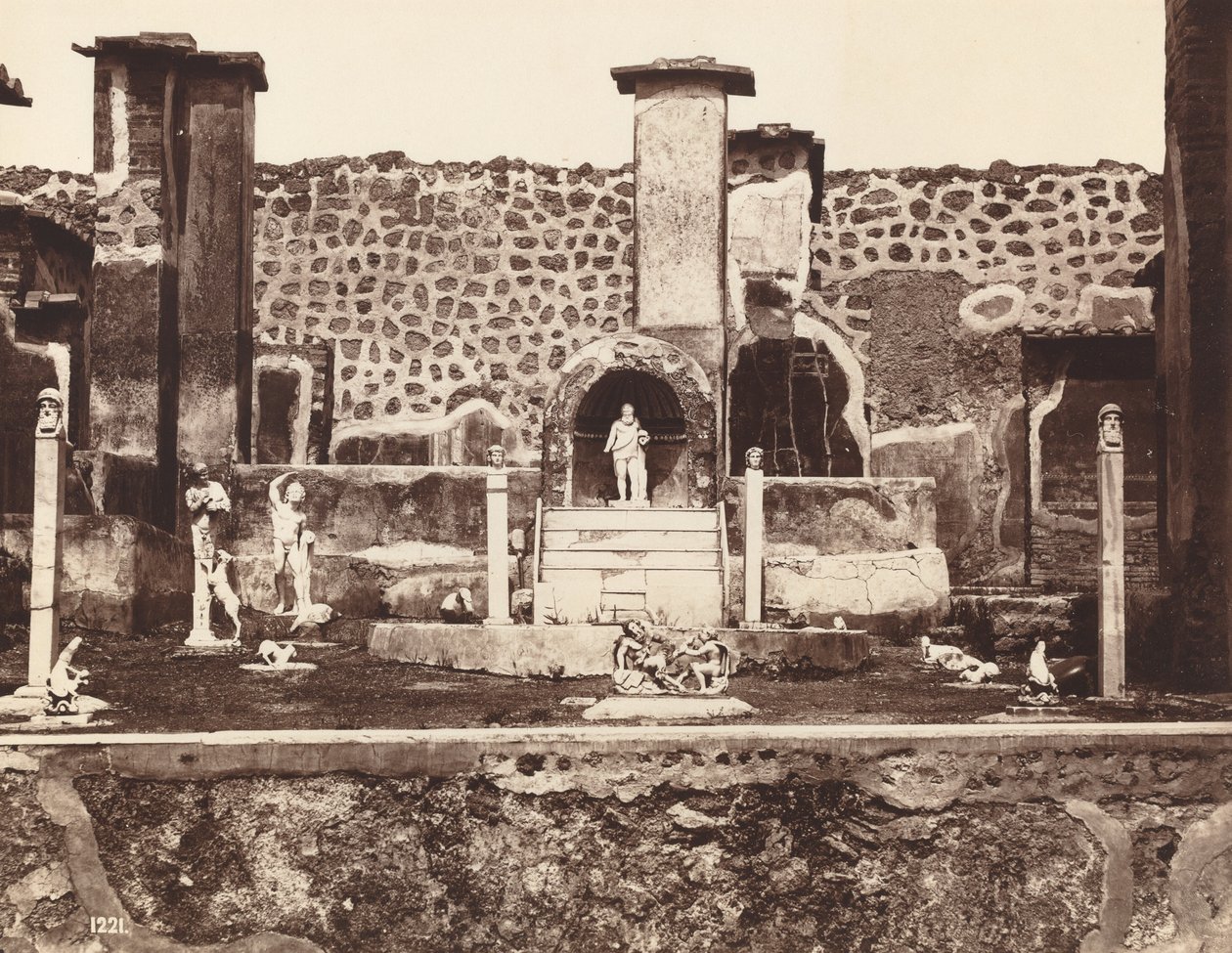 Dům Marca Lucretia, Pompeje (Dům Marca Lucretia, Pompeje) od Giorgio Sommer