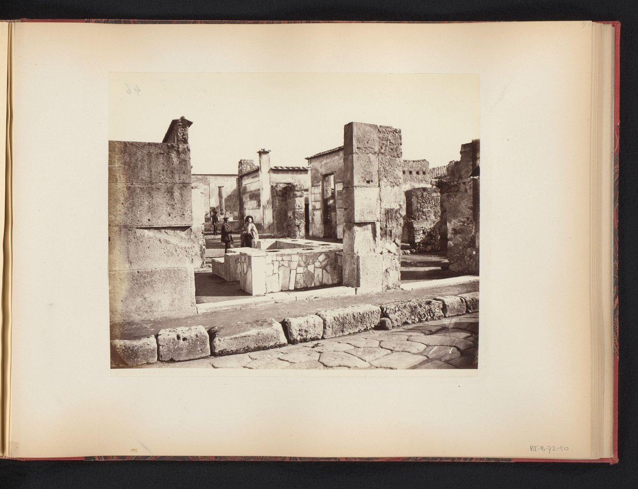 Pohled na ruiny Casa di Salustio v Pompejích, Itálie Casa di Salustio Pompei (název na objektu) od Giorgio Sommer