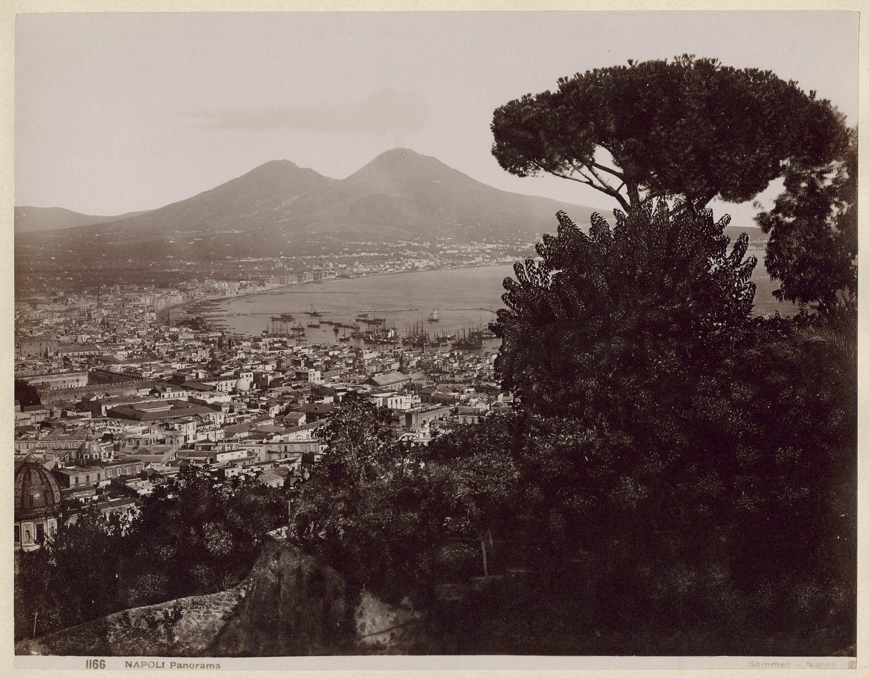 Panorama Neapole od Giorgio Sommer