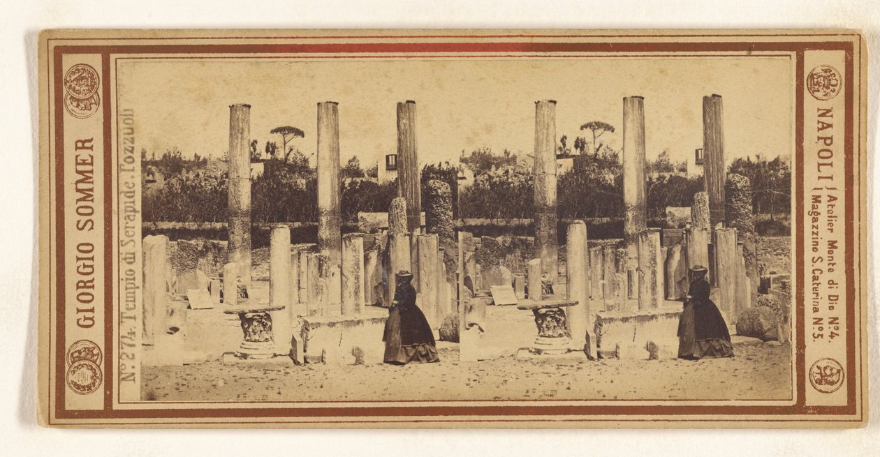 Tempel des Serapis. Pozzuoli. od Giorgio Sommer