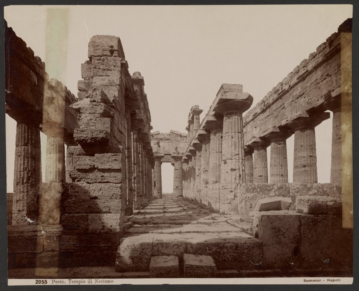 Neptunův chrám, Paestum od Giorgio Sommer