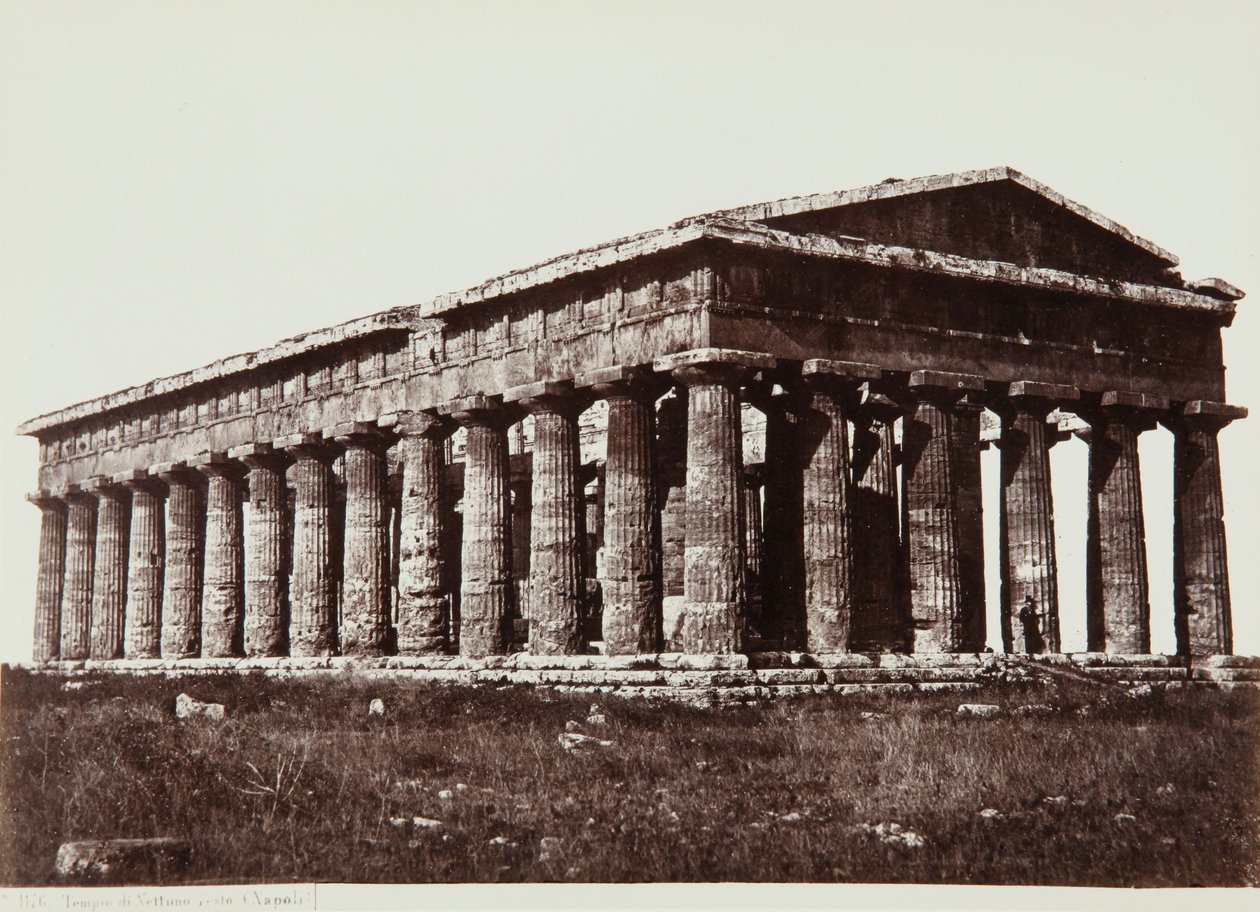 Neptunův chrám v Paestum od Giorgio Sommer