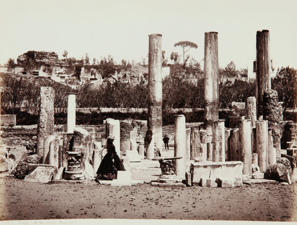 Chrám Serapis v Pozzuoli, Neapol od Giorgio Sommer