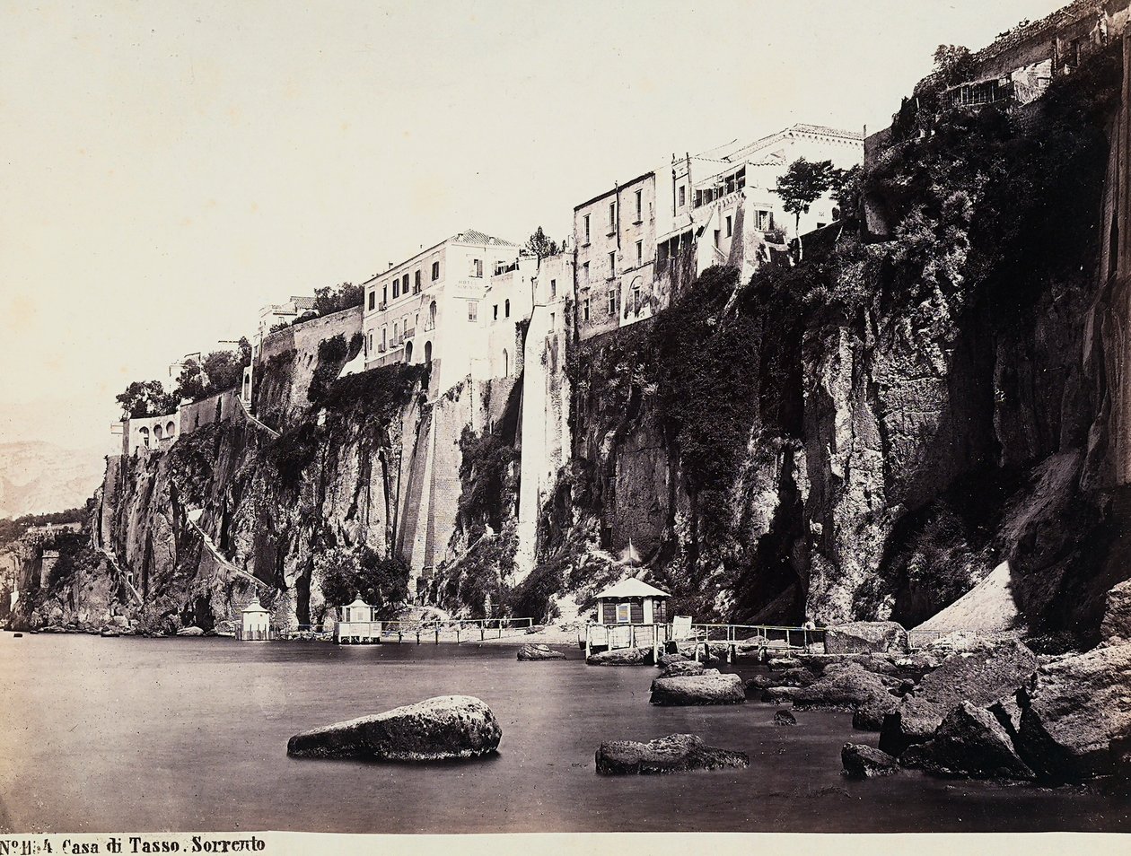 Dům Tasso naprostý nad mořem Sorrento od Giorgio Sommer