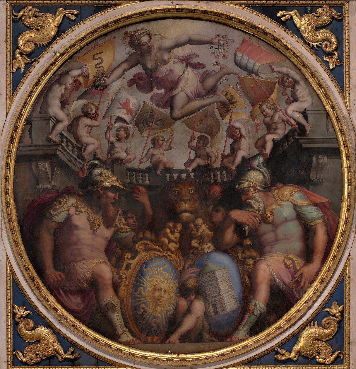 Alegorie čtvrtí San Giovanni a Santa Maria Novella, 1563-1565 od Giorgio Vasari