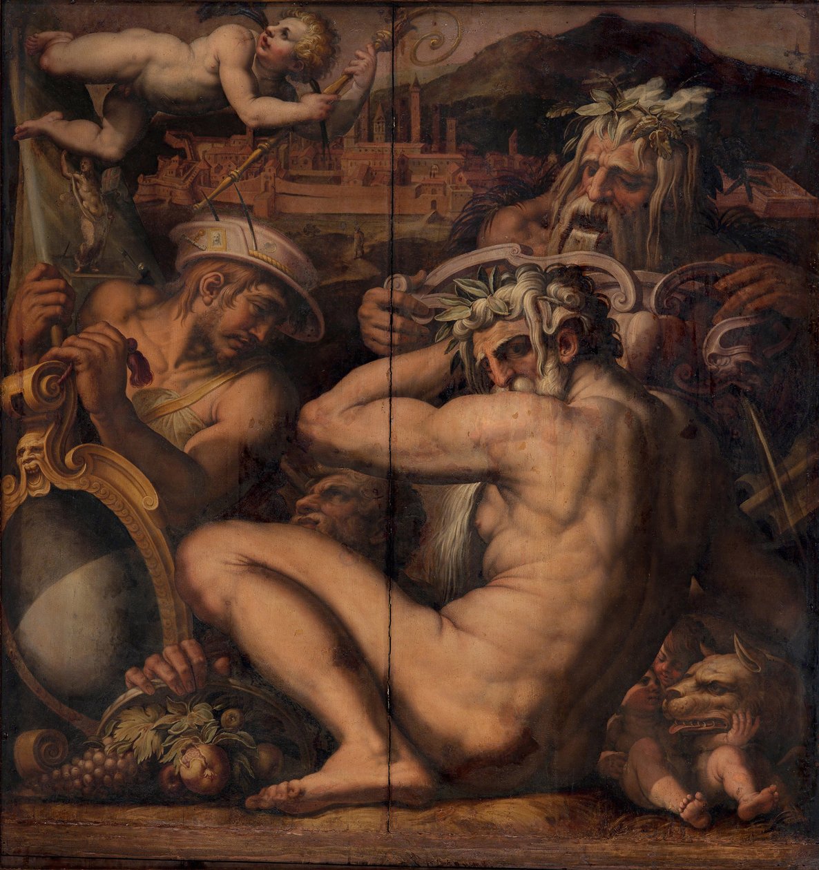 Alegorie Borgo San Sepolcro a Anghiari, 1563-1565 od Giorgio Vasari