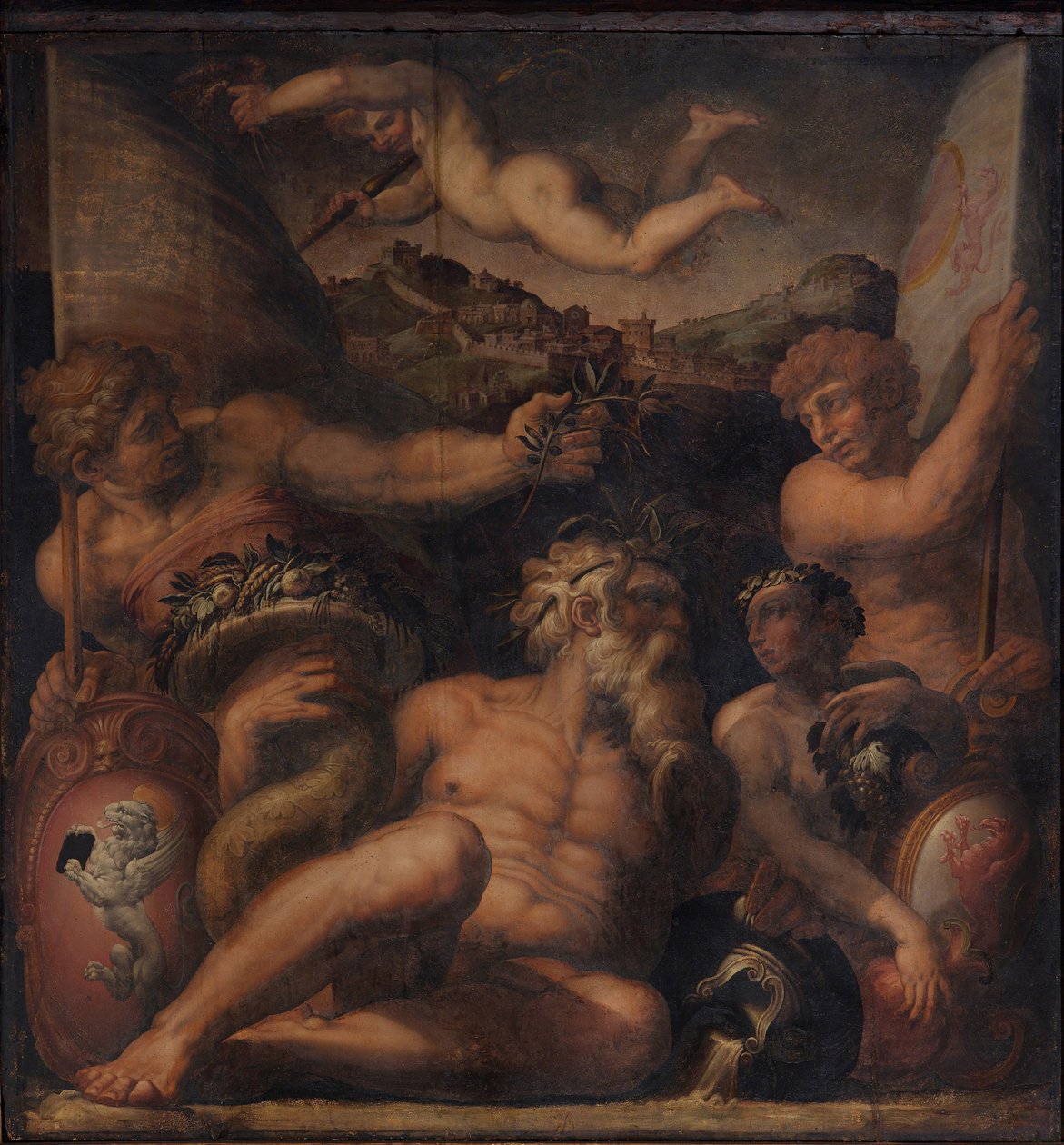 Alegorie Cortona a Montepulciano, 1563-1565 od Giorgio Vasari