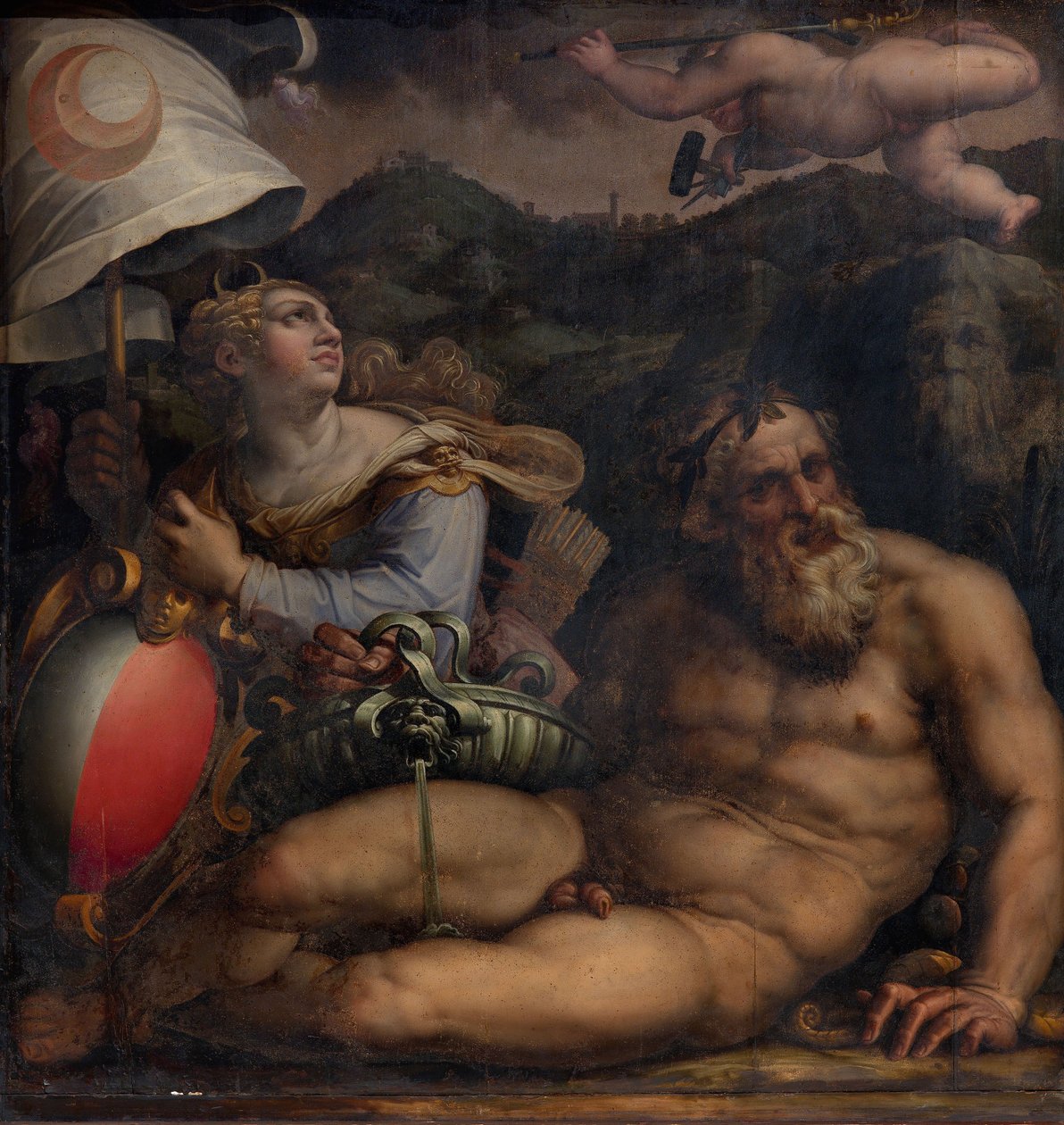 Alegorie Fiesole, 1563-1565 od Giorgio Vasari