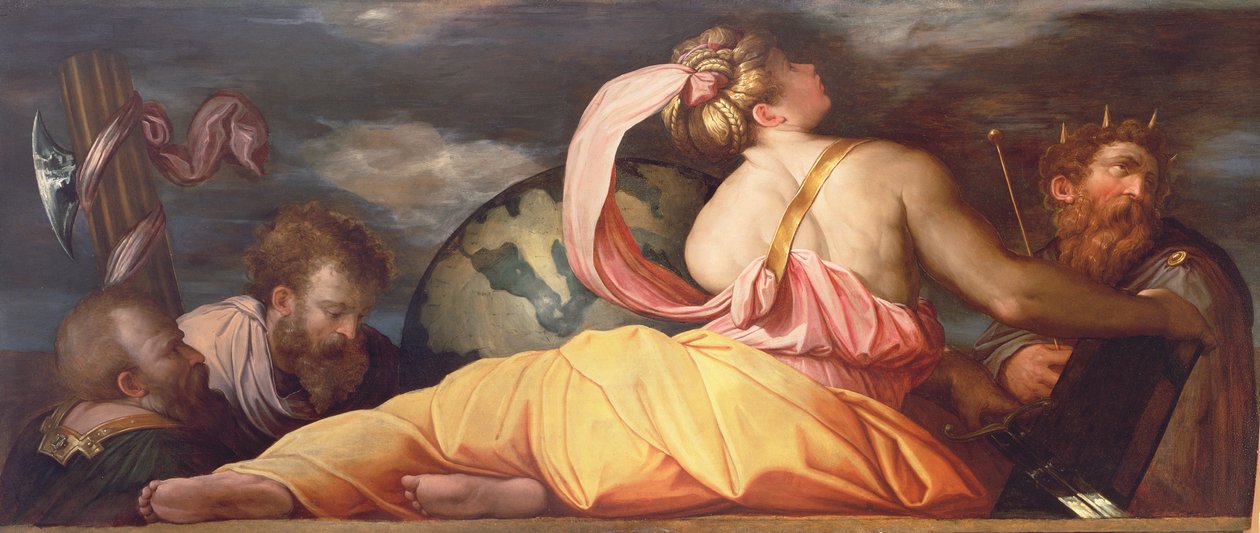 Alegorie geografie od Giorgio Vasari