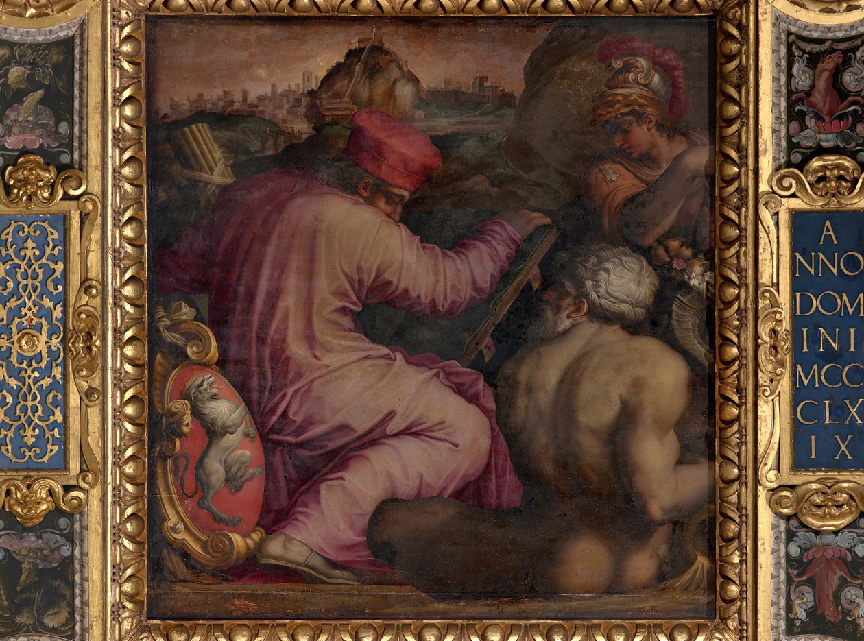 Alegorie San Miniato v dolním Valdarnu od Giorgio Vasari