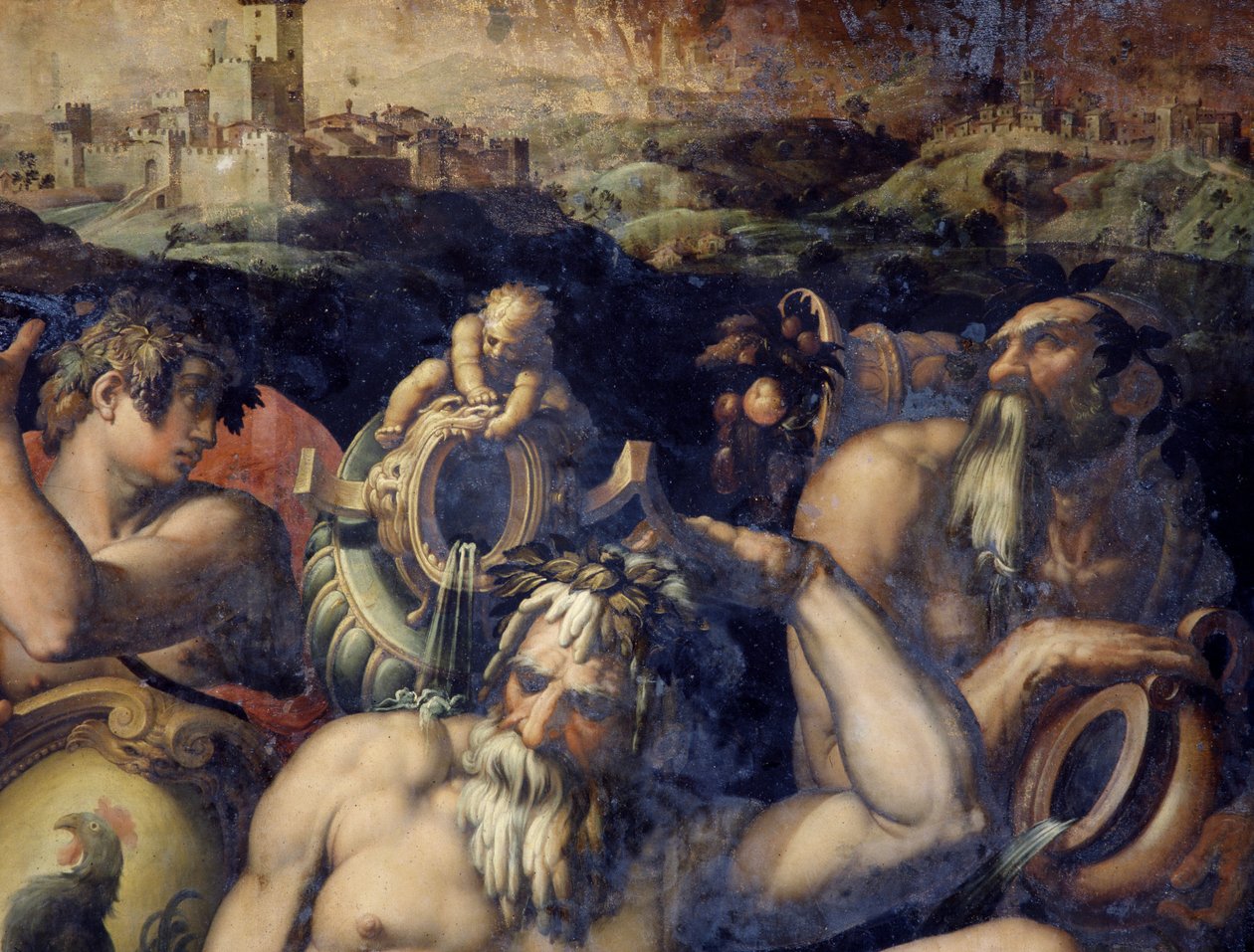 Alegorie regionu Chianti, Itálie od Giorgio Vasari