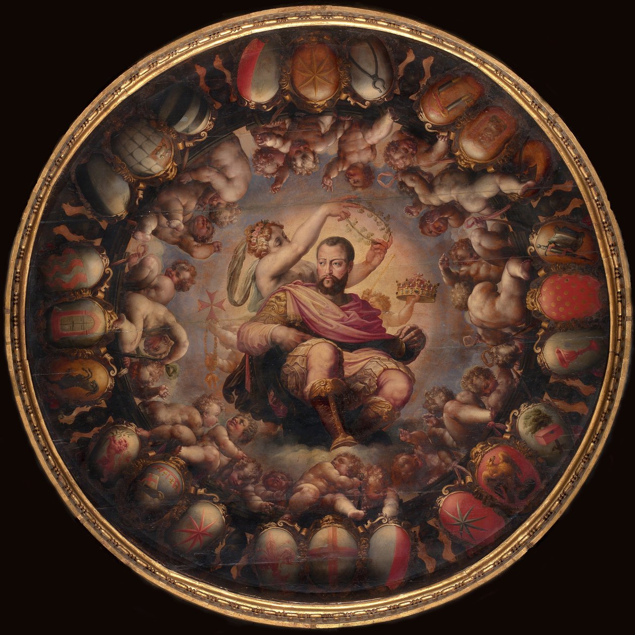 Apoteóza Cosima I. de Medici, 1563-1565 od Giorgio Vasari