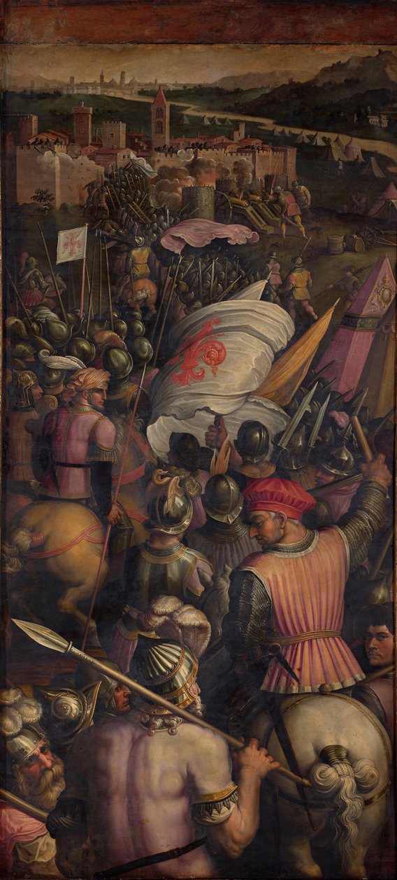Zajetí Casciny, 1563-1565 od Giorgio Vasari