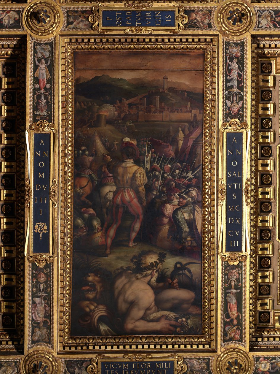 Zachycení Vicopisana od Giorgio Vasari