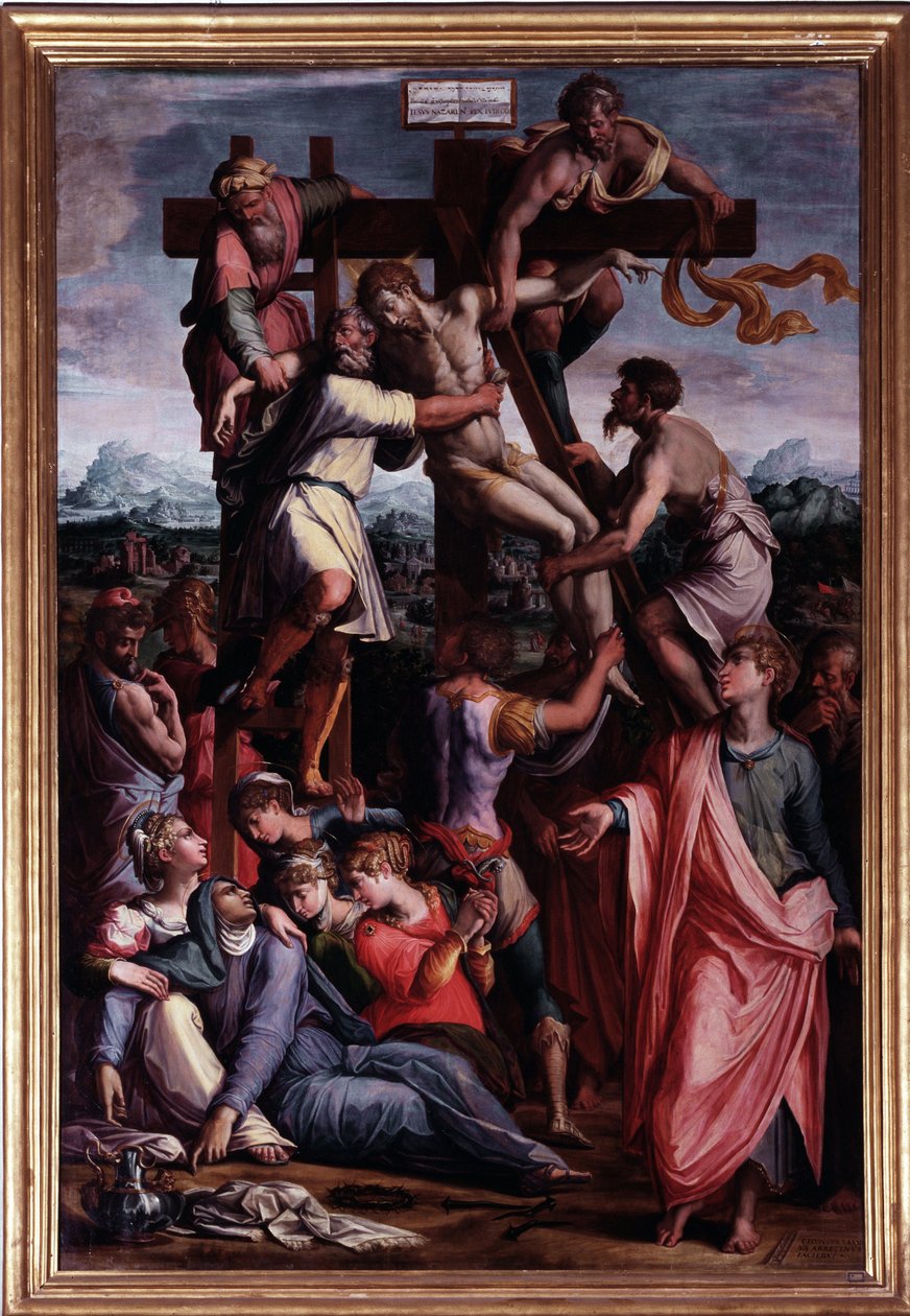 Depozice (olej na plátně od Giorgio Vasari