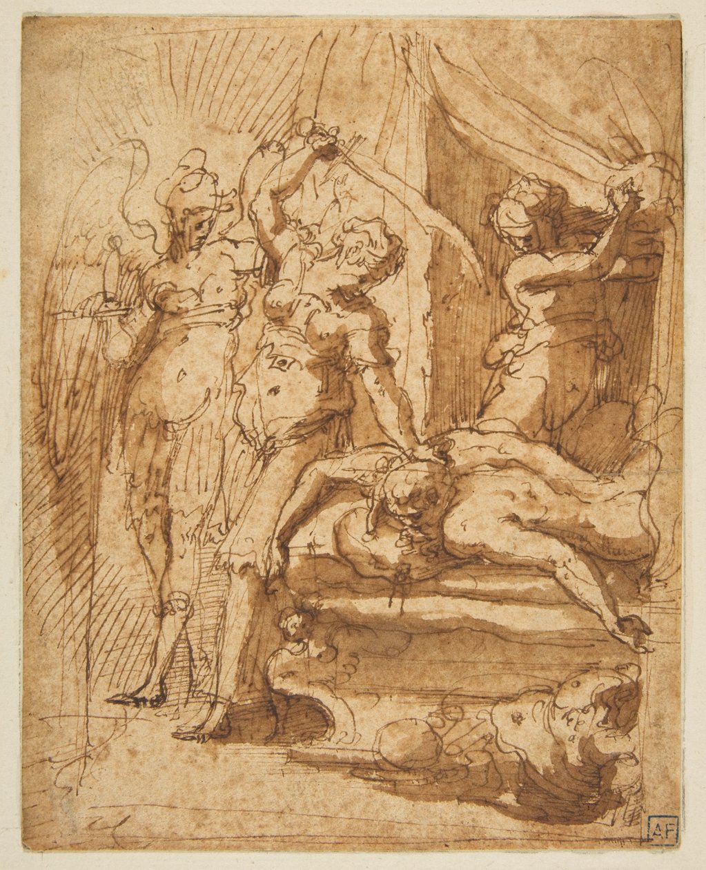 Judith enthauptet Holofernes od Giorgio Vasari