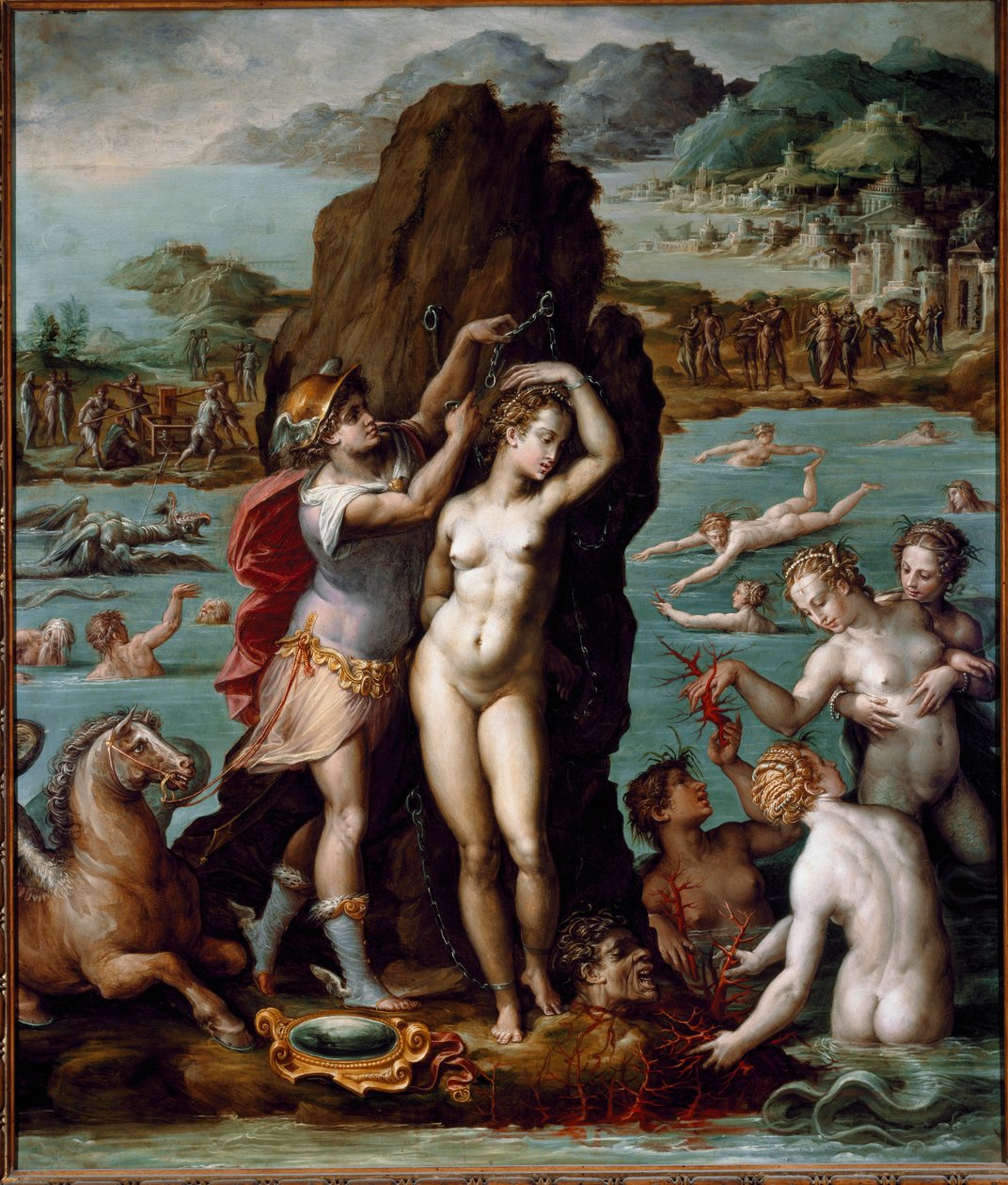 Perseus osvobozující Andromedu od Giorgio Vasari
