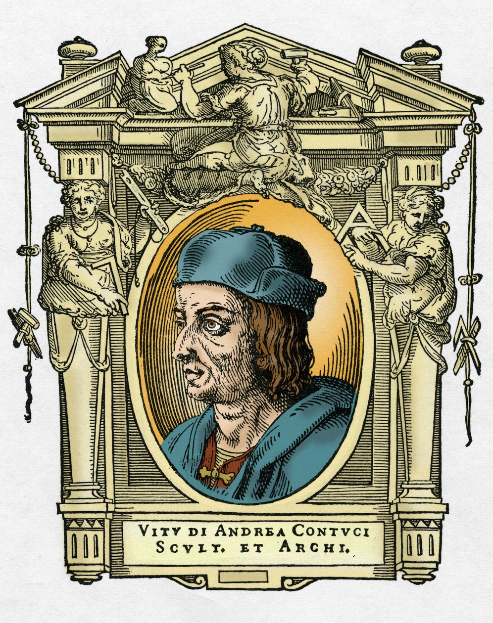 Portrét Jacopo Sansovino od Giorgio Vasari