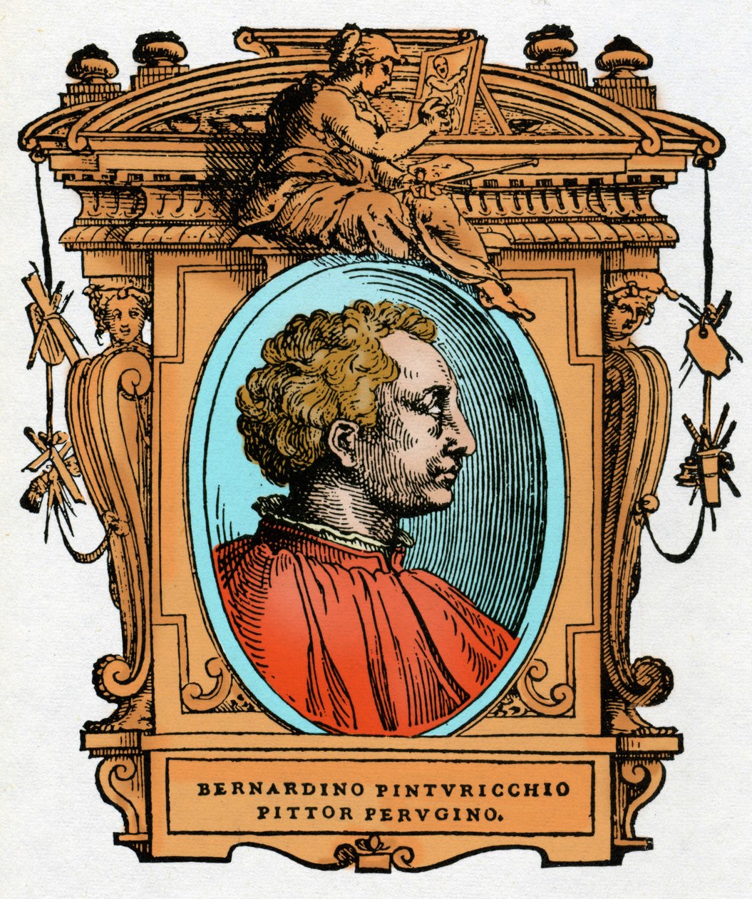 Portrét Pinturicchio (Bernardino di Betto Bardi od Giorgio Vasari