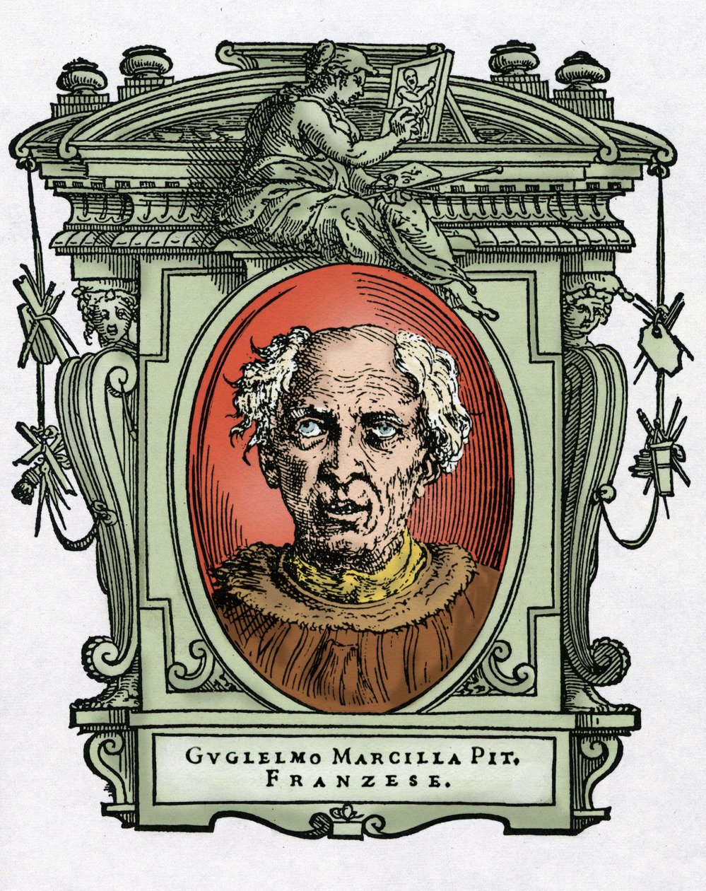 Portrét Viléma z Marcillatu od Giorgio Vasari