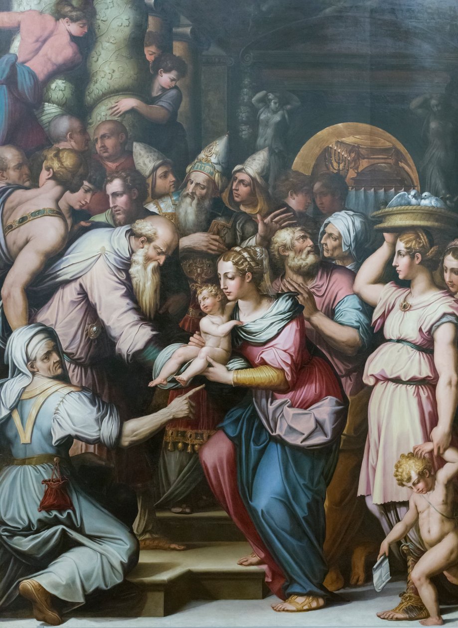 Představení Ježíše v chrámu od Giorgio Vasari