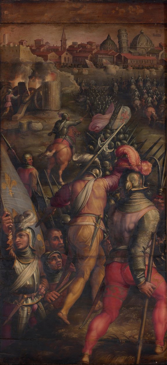 Bitva u Barbagianni u Pisy, 1563-1565 od Giorgio Vasari