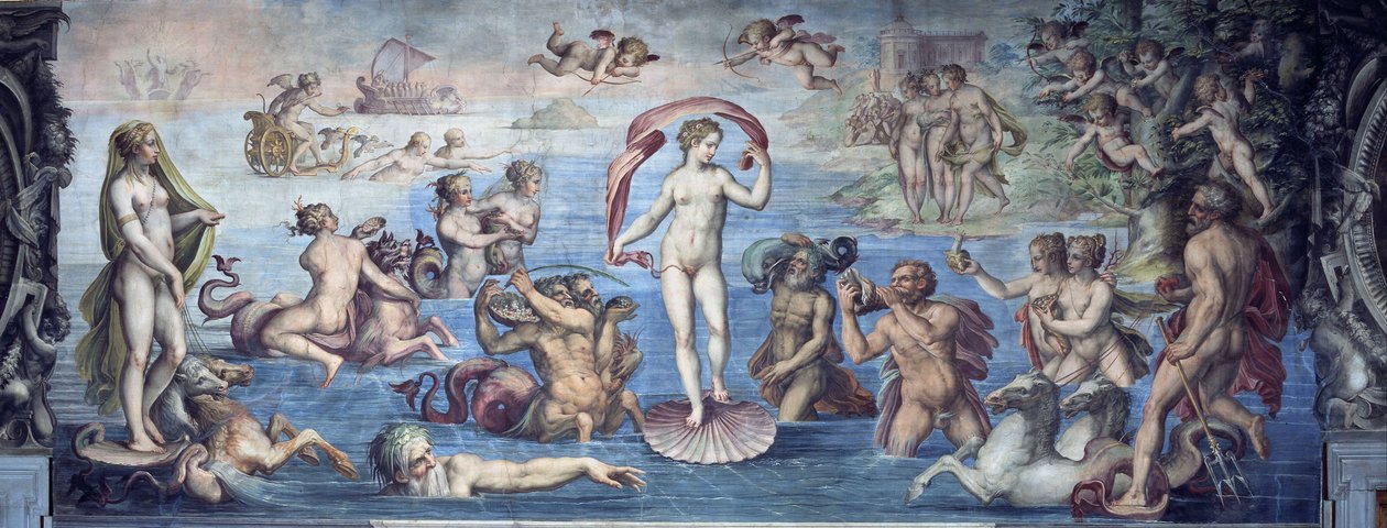 Zrození Venuše, 1556-1557 od Giorgio Vasari
