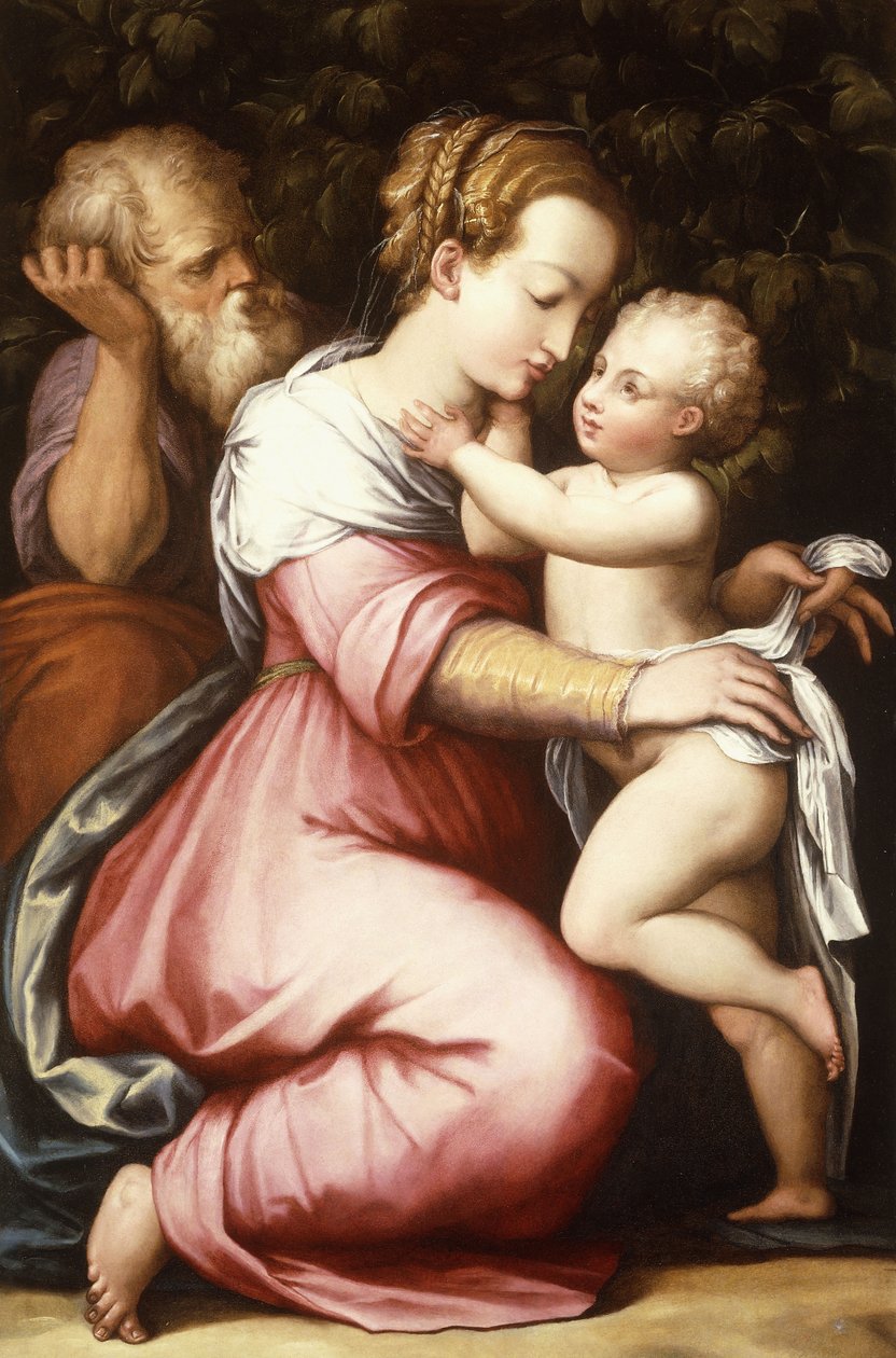 Svatá rodina, 16. století od Giorgio Vasari