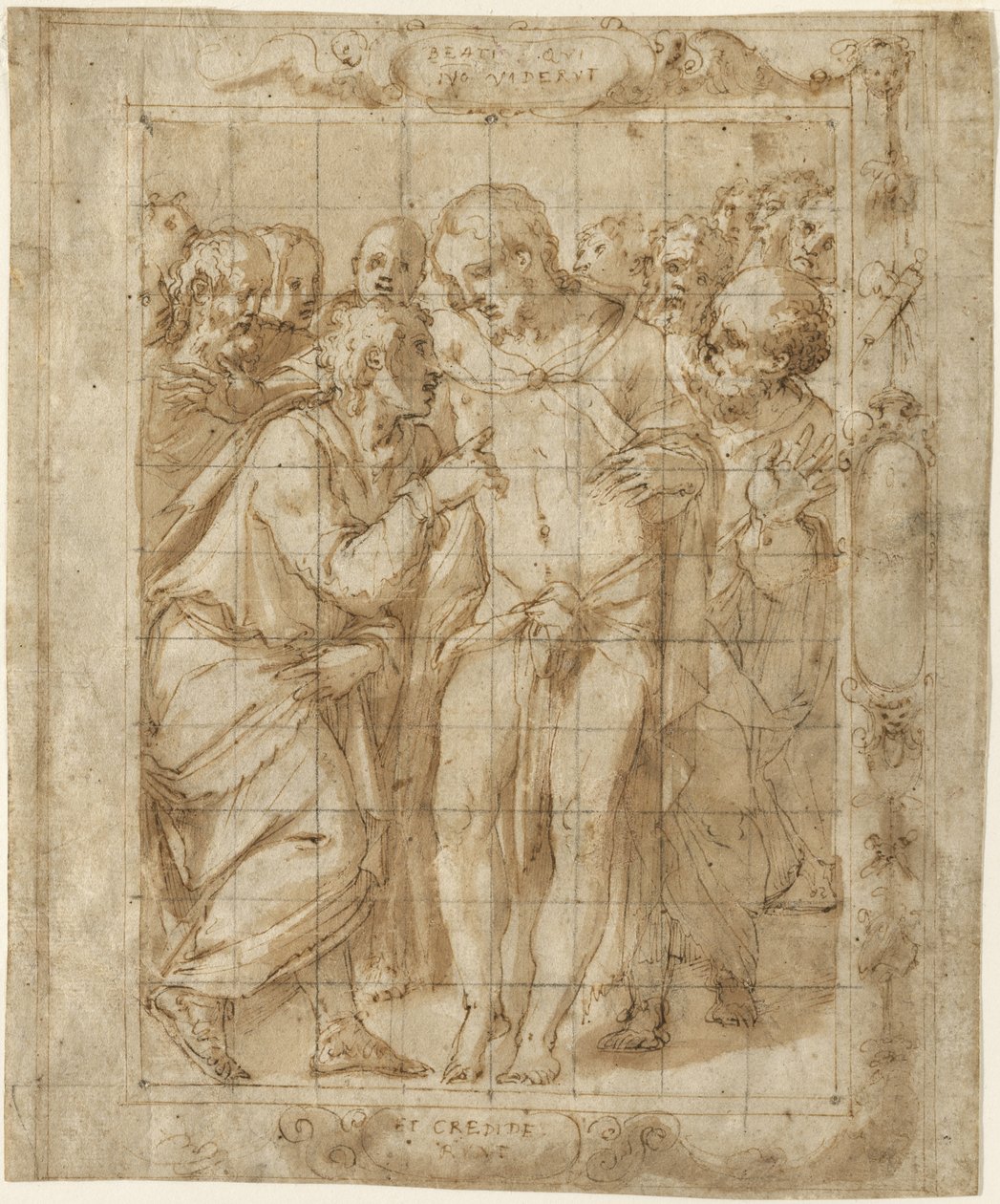 Nevěra svatého Tomáše, kolem 1556-57 od Giorgio Vasari
