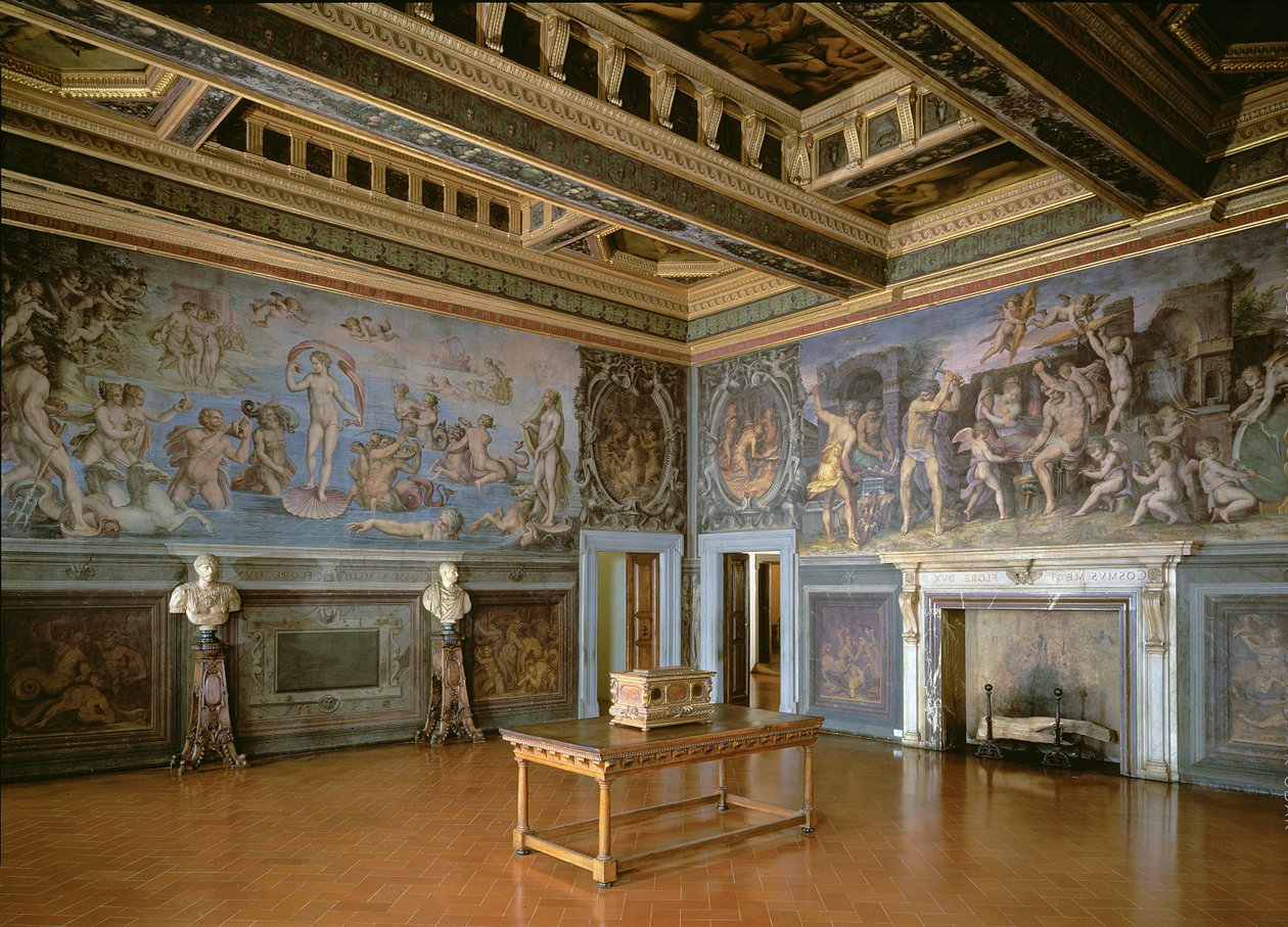 Síň živlů, 1555 od Giorgio Vasari