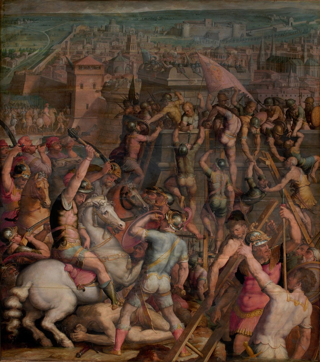 Dobytí Milána, 1555-1562 od Giorgio Vasari