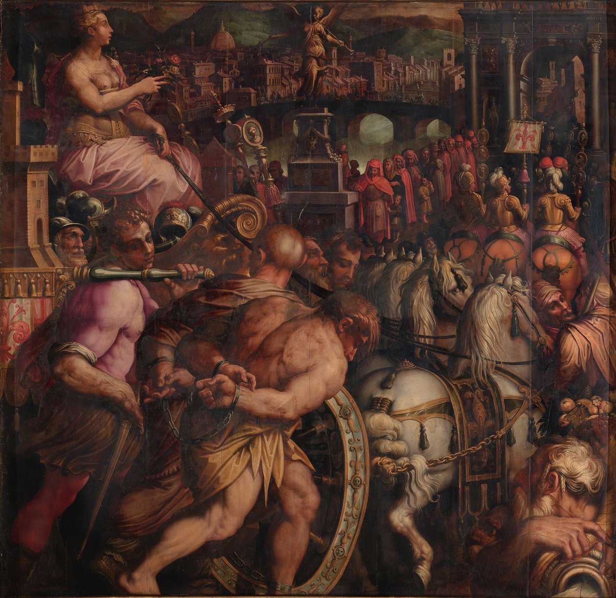 Triumf po vítězství v Pise, 1563-1565 od Giorgio Vasari