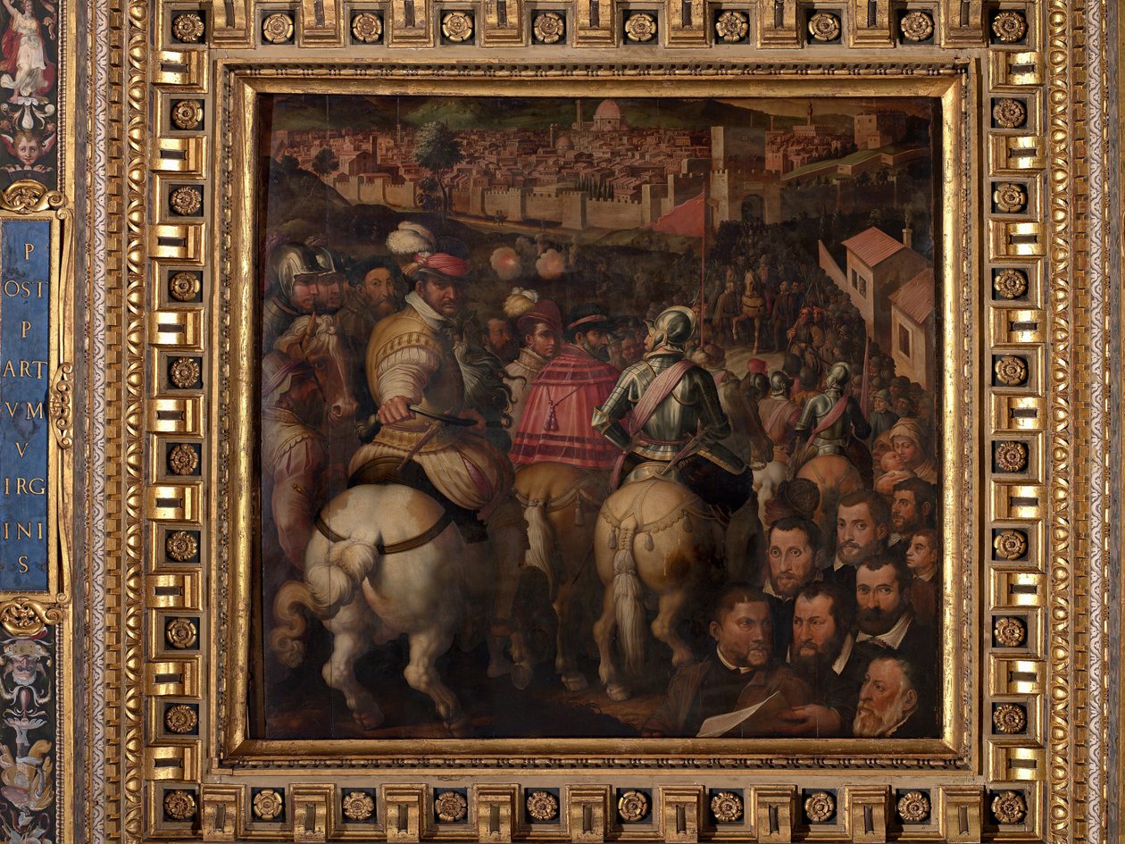 Vítězství ve válce proti Sieně od Giorgio Vasari