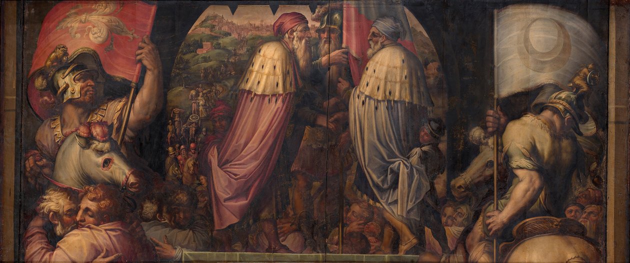 Unie Florencie a Fiesole, 1563-1565 od Giorgio Vasari